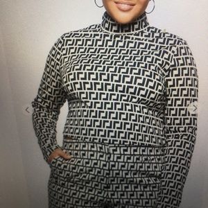 Forever 21 Plus Size Geo Print Top & Pant Set 3x